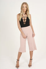 Black Front Harness Bodysuit - Neema-Bodysuits