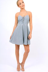 Black Gingham Sweetheart Dress - Jazz-Dresses