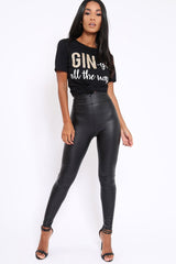 Black Gingle all the Way Christmas T-shirt - Malley-Tops