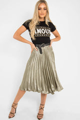 Black Gold Believe In Yourself Slogan T-Shirt - Nyari-T-shirt