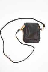 Black Gold Multi Zip Belted Bum Bag - Jenalys-Bags