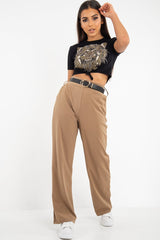 Black Gold Studded Tiger NYC T-Shirt - Calyssa-T-shirt