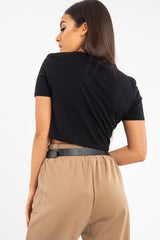 Black Gold Studded Tiger NYC T-Shirt - Calyssa-T-shirt