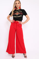 Black Good Vibes and Bad Habits Slogan T-shirt - Maya-Tops