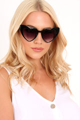 Black Heart Sunglasses - Lylia-Sunglasses