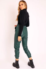 Black High Neck Balloon Sleeve Jumper - Harriet-Jumper