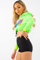 Black High Waist Denim Hot Pant Shorts - Lylah-Shorts