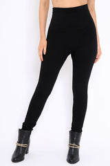 Black High Waisted Shape Leggings - Binky-Leggings
