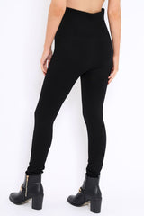 Black High Waisted Shape Leggings - Binky-Leggings