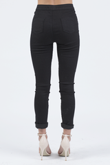 Black High Waisted Skinny Jeans - Taylor-Jeans