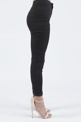 Black High Waisted Skinny Jeans - Taylor-Jeans