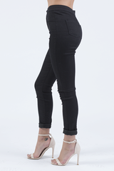 Black High Waisted Skinny Jeans - Taylor-Jeans