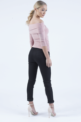 Black High Waisted Skinny Jeans - Taylor-Jeans