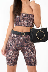 Black Hoop Handle Cross Body Bag - Adelene-Bags