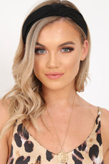 Black Knotted Headband - Meilin-Hair