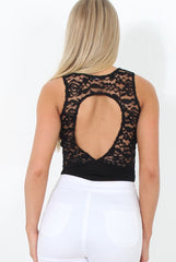 Black Lace Bodysuit - Naya-Bodysuits