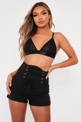 Black Lace Mesh Bralet - Lana-Bralets