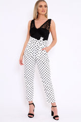 Black Lace Plunge Front Padded Bodysuit - Kaarla-Bodysuits