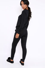 Black Loungewear Set-Josie-Loungewear