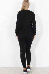 Black Loungewear Set - Khloe-Loungewear