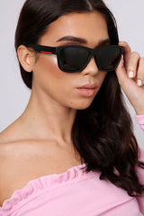 Black Matt Tinted Wayfarer Sunglasses - Eba-Sunglasses