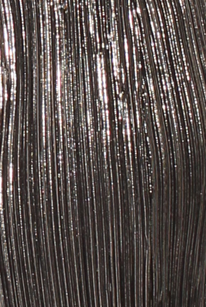 Black Metallic Shimmer Pleated High Waisted Trousers - Phoebe-Trousers