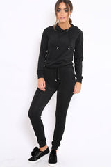 Black Metallic Tracksuit - Sinead-Co-ords