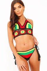 Black Multi Crochet Co-Ord - Danitza-Co-ords