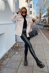 Stone Pocket Oversized Brushed Shacket - Caley