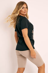 Black Paisley Graphic T-shirt - Davida-T-shirt