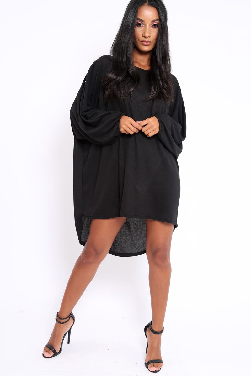 Black Pearl Detail Jumper Dress - Ammi-Jumper