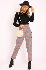 Black Pleated Shoulder High Neck Jumper - Carmela-Jumper