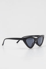 Black Pointed Cat Eye Sunglasses - Ramia-Sunglasses