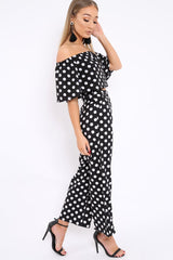 Black Polka Dot Co-Ord Set - Iselle-Co-ords