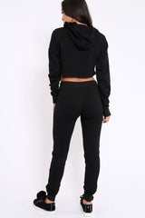 Black Pom pom Loungewear Set - Sacha-Co-ords