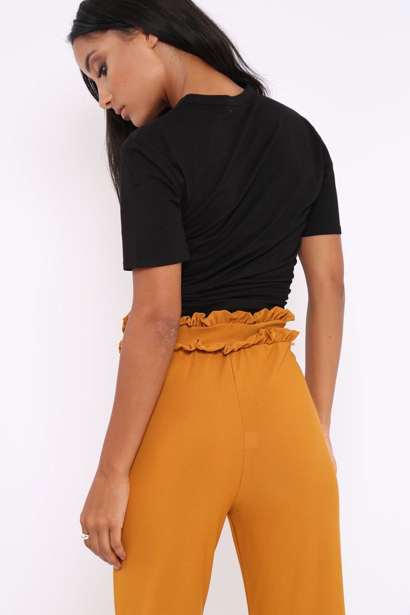 Black Reveur Slogan T-shirt - Caty-Tops