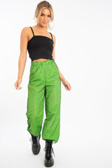 Black Ribbed Frill Edge Crop Top - Zura-Crop Tops