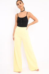 Black Ribbed Popper Front Bodysuit - Baylee-Bodysuits