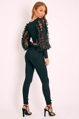 Black Ripped Skinny Jeans - Blair-Jeans