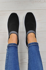 Black Runner Sock Trainers - Kannon-Trainers