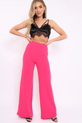 Black Satin and Lace Harness Bralet - Leelee-Bralets