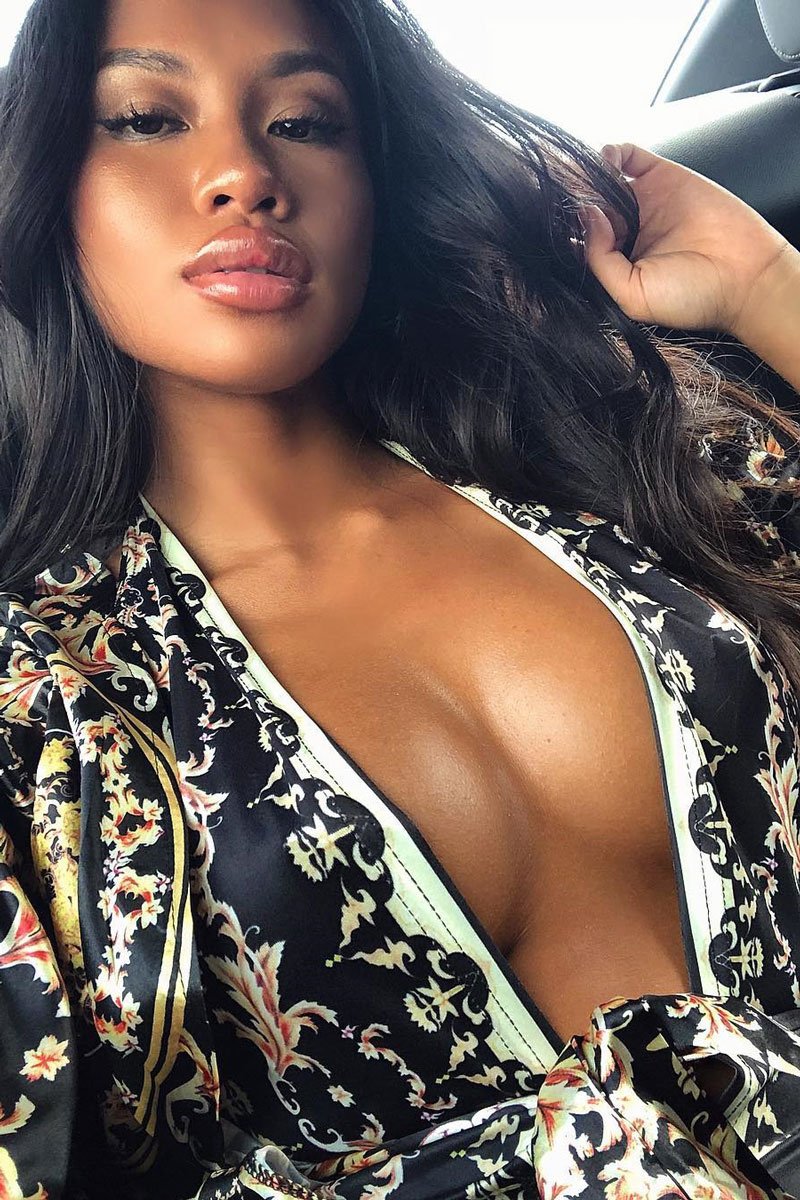 Black Scarf Print Kimono And Bodysuit Co-Ord -Heavenlee-Co-ords