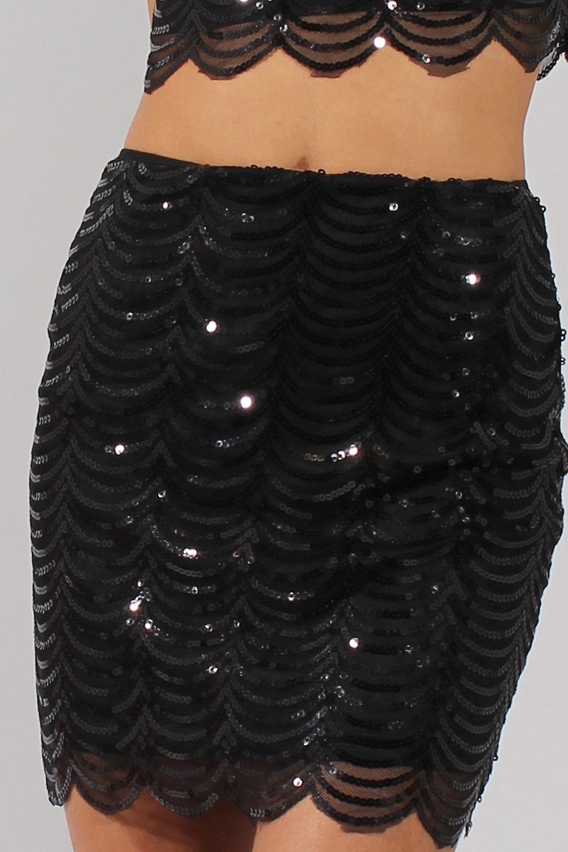 Black Sequin Co-Ord- Jules-Co-ords