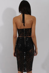 Black Sequin Co-ord - Rihanna-Co-ords