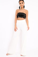 Black Sequin bralet - Aariana-Bralets