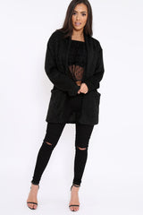 Black Shimmery Cardigan - Nicky-Knitwear