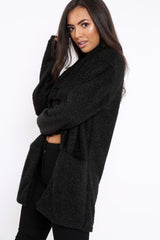 Black Shimmery Cardigan - Nicky-Knitwear