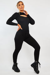 Black Skinny Stretch Denim Jeans - Maeva-Jeans