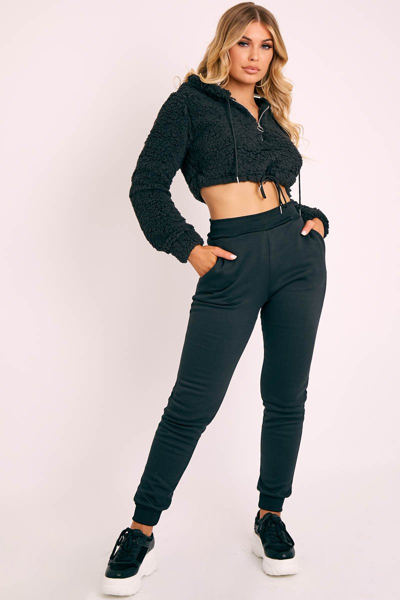 Black Slim Fit Joggers - Chaise-Joggers