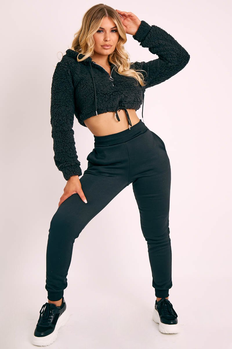 Black Slim Fit Joggers - Chaise-Joggers